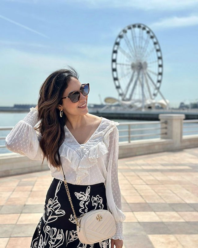 Adorable Ritu Varma In Floral Outfit